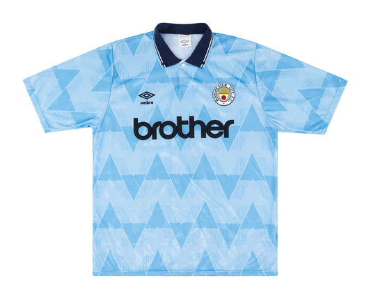 MANCHESTER CITY 89/90 Home Jersey