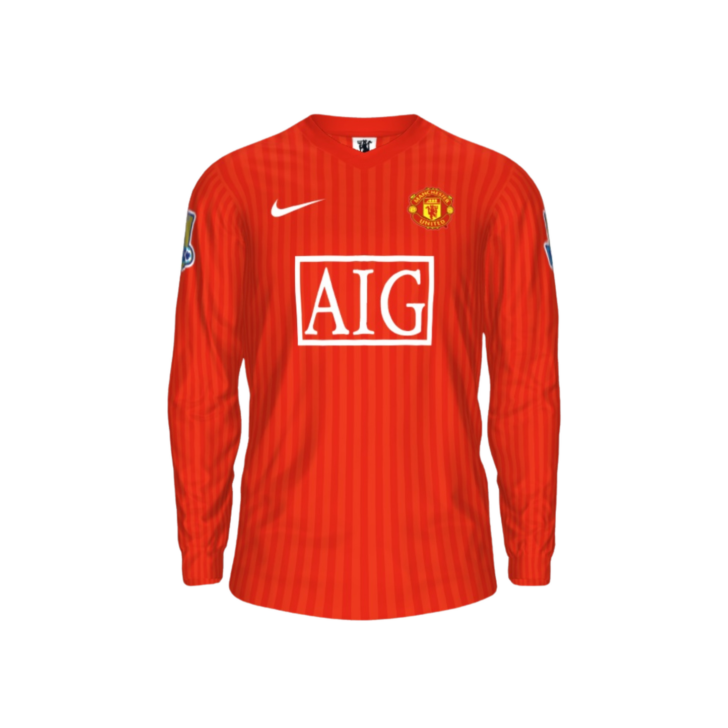 MANCHESTER UNITED 07/08 Home Jersey-Long Sleeve