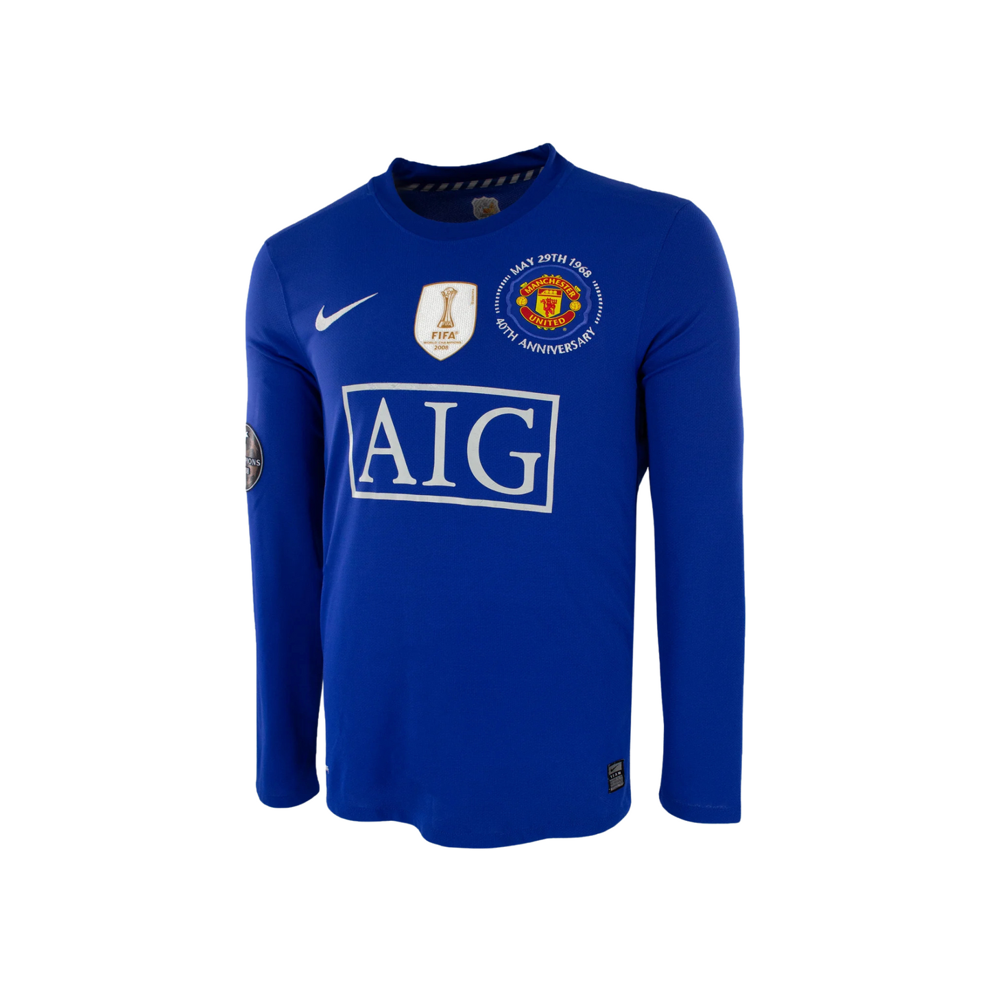 MANCHESTER UNITED 08/09 Home Jersey-Long Sleeve