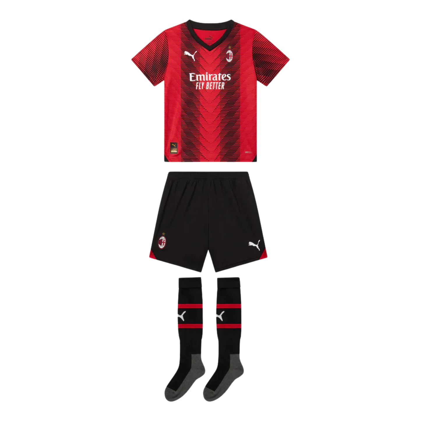 AC Milan F.C 2023/24 YOUTH HOME FULL KIT