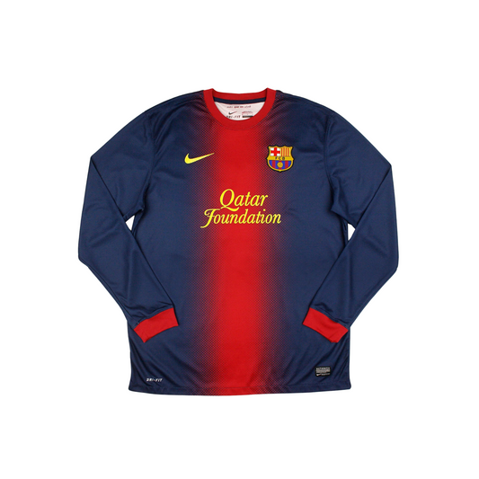 FC BARCELONA 12/13 Home Jersey-Long Sleeve