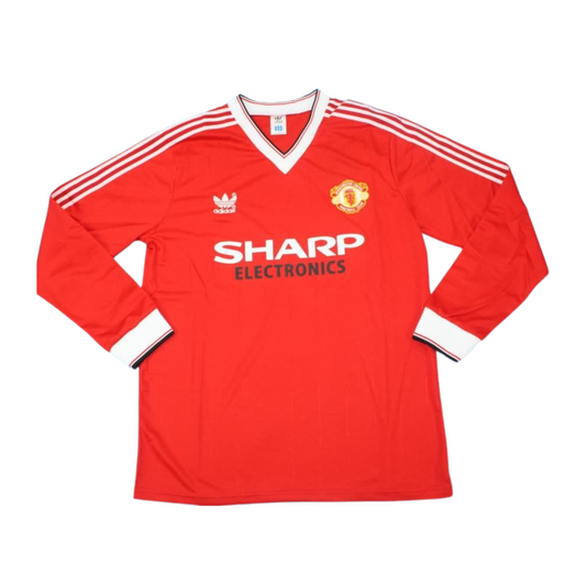 Manchester United 82/83 Home Jersey Long Sleeve