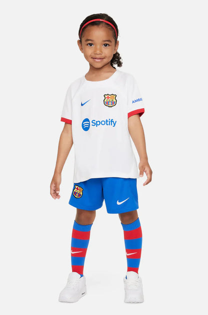 F.C BARCELONA 2023/24 YOUTH AWAY FULL KIT