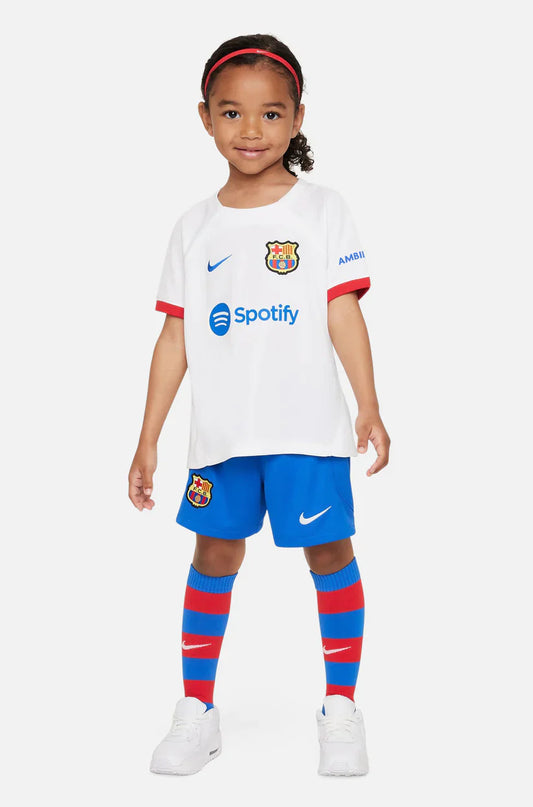 F.C BARCELONA 2023/24 YOUTH AWAY FULL KIT