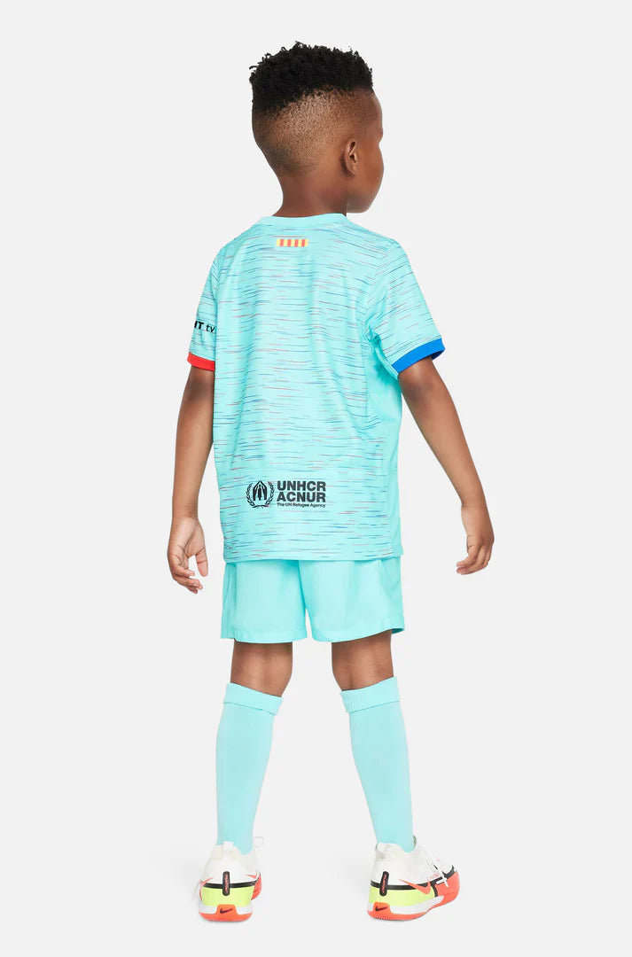 F.C BARCELONA 2023/24 YOUTH THIRD FULL KIT